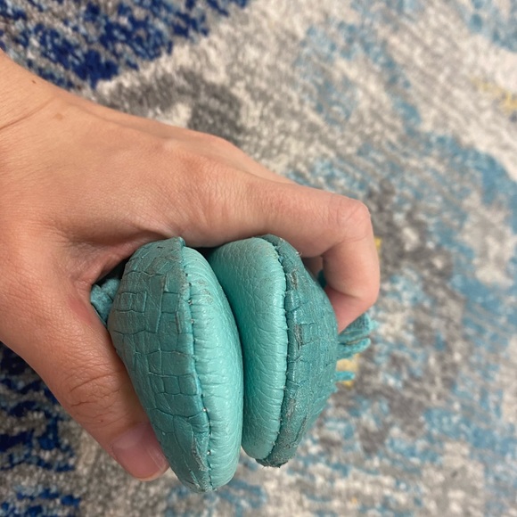 Freshly Picked Woven Teal Mocc. - Picture 3 of 4